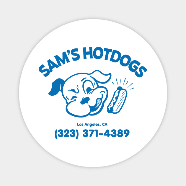 Sam's Hotdogs Magnet by Good Time Retro